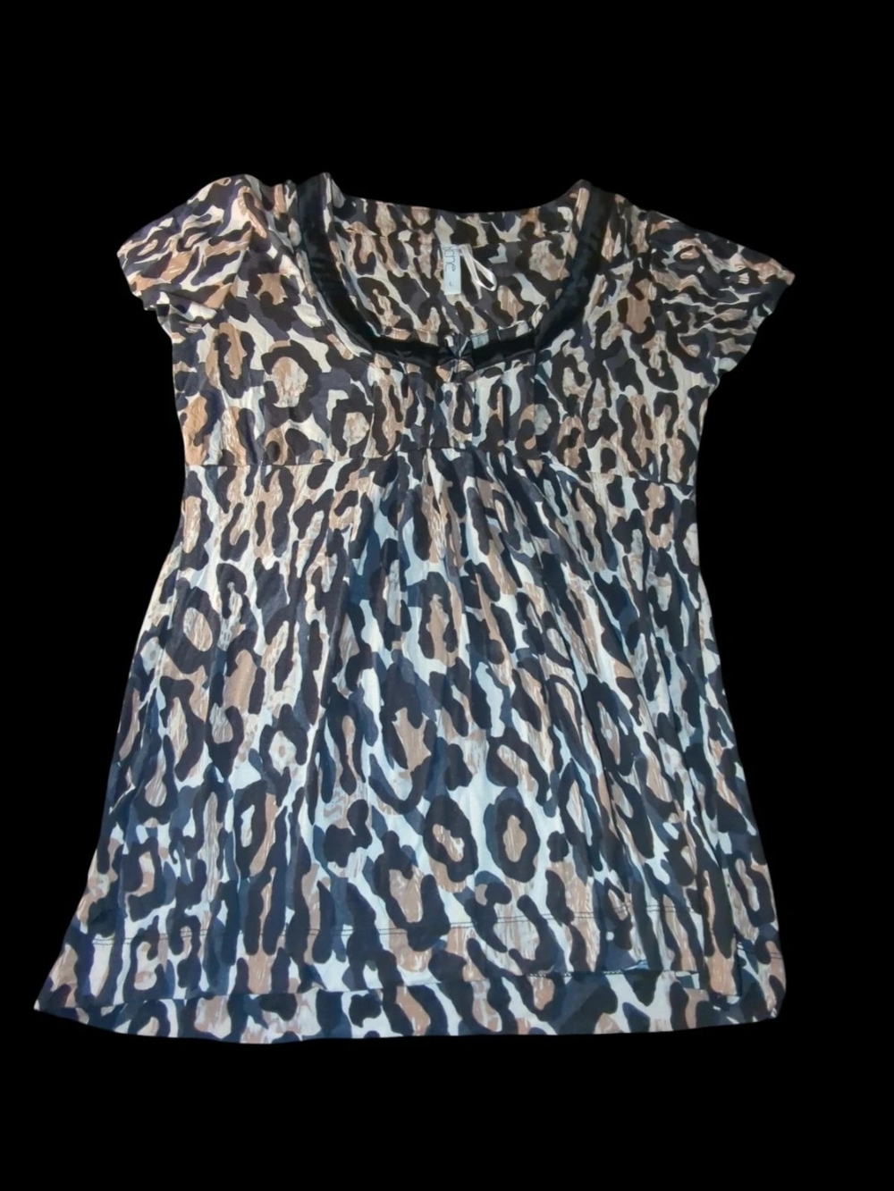 Kische Animal Print Blouse Size Large